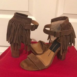 Fringed Strappy Sandals